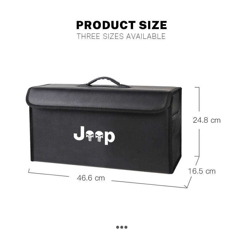 Car Trunk Storage Box Foldable Large Capacity Organizer For Jeep Grand Cherokee Wrangler JK Gladiator Compass Avenger Recon Patr