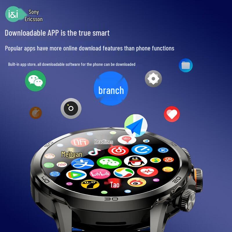 Saiai H99 4G Android Smartwatch with Rotating Camera (CN Version)