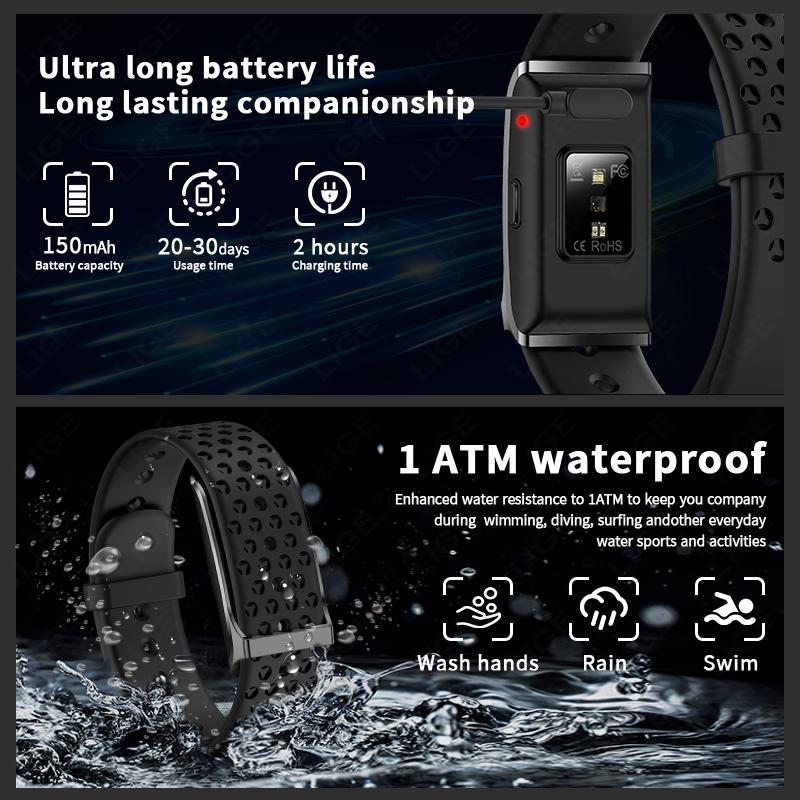 New Smart Watch Men Women Fitness Tracker Waterproof Smartwatch 127 Sports Modes Smart Band Gift For Android IOS Phone
