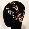 Sparkling Bridal Headband Gold/Silver Wedding Tiara Comfortable To Wear Flower Hair Comb  Party