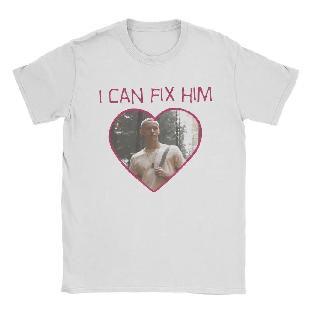 I Can Fix Him Coriolanus Snow T-Shirt for Men Round Collar Cotton T Shirts Tom Blyth Short Sleeve Tee Shirt Plus Size Tops