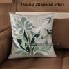2D Floral Embellished Cushion Covers For Home Decor Pattern Cushion Cover Suitable For Sofa Bedroom Car Pillow Cover