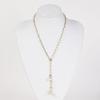[MIONO] [Produced by Yumi Katsura] Pearl Necklace Yumisienne Large Pearl 3-Piece Set Popular Women's Formal Wear Simple Stylish Made In Japan (Gold)
