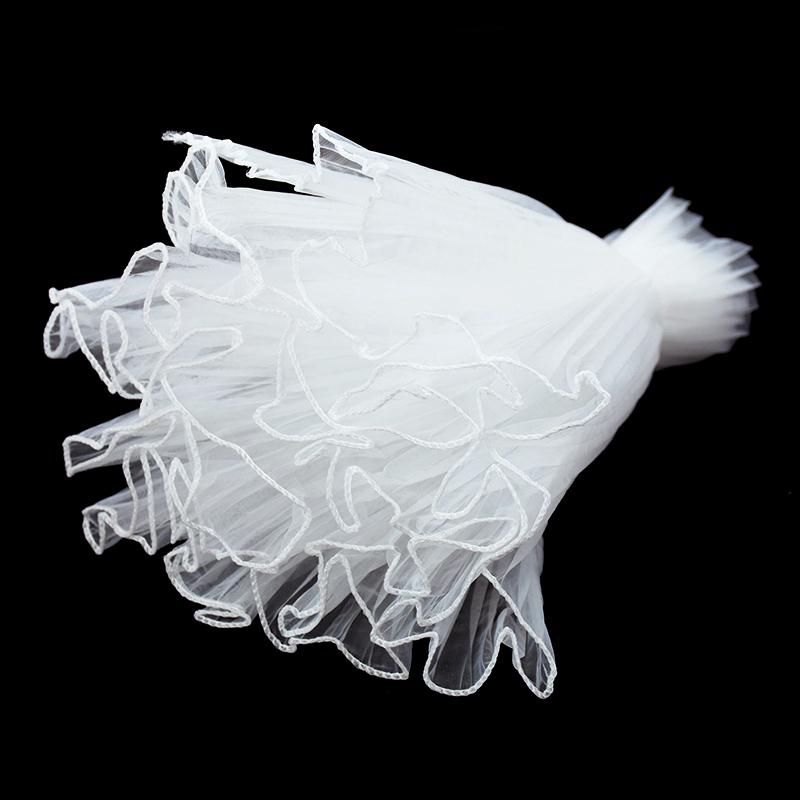 

4 ярда пряжа для цветочной упаковки, волнистая, для букета роз, упаковочная бумага, кружевная сетка, ручная работа, подарочная упаковка, декор для свадебной вечеринки белый