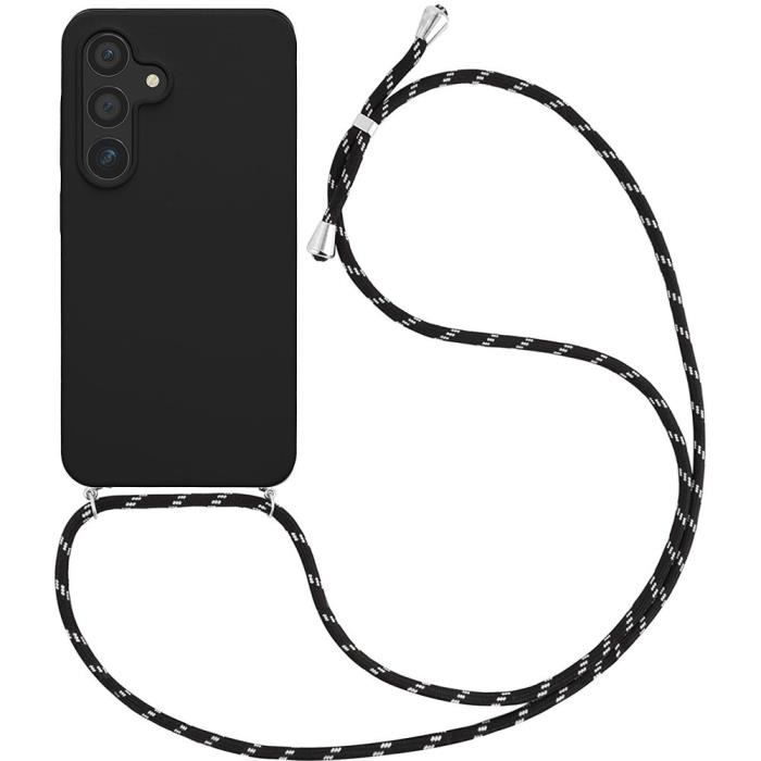 Coque - samsung - galaxy s24 - souple - anti-choc - bandoulière réglable