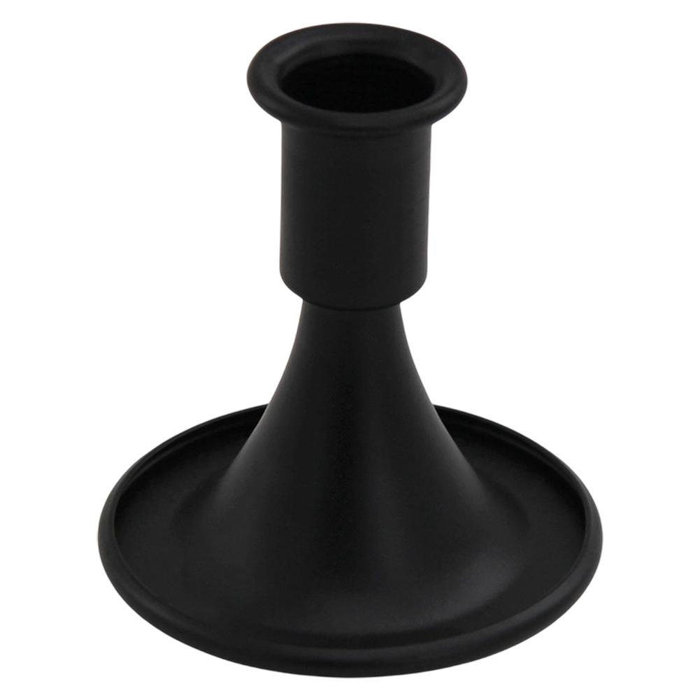 

Свадебный центр стола Винтажный подсвечник Металлическая конструкция Дизайн из кованого железа Уловитель капель воска Подходит для столбиковых свечей чёрный