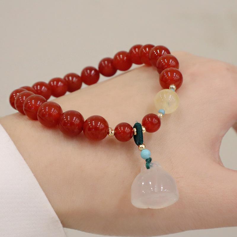 New Simple Agate Braceletfashion Women Daily Jewelry Gift