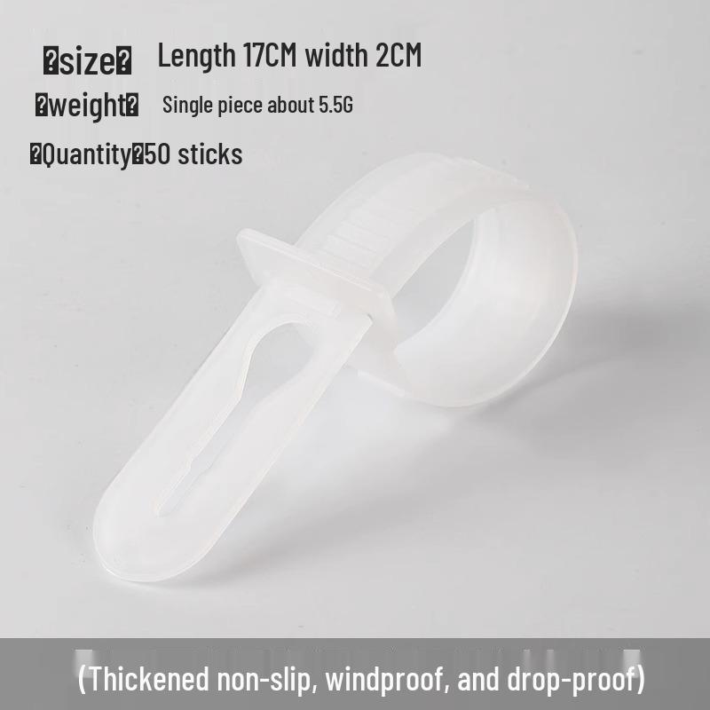 Windproof Non-Slip Clothes Drying Rack with Adjustable Locking Buckle