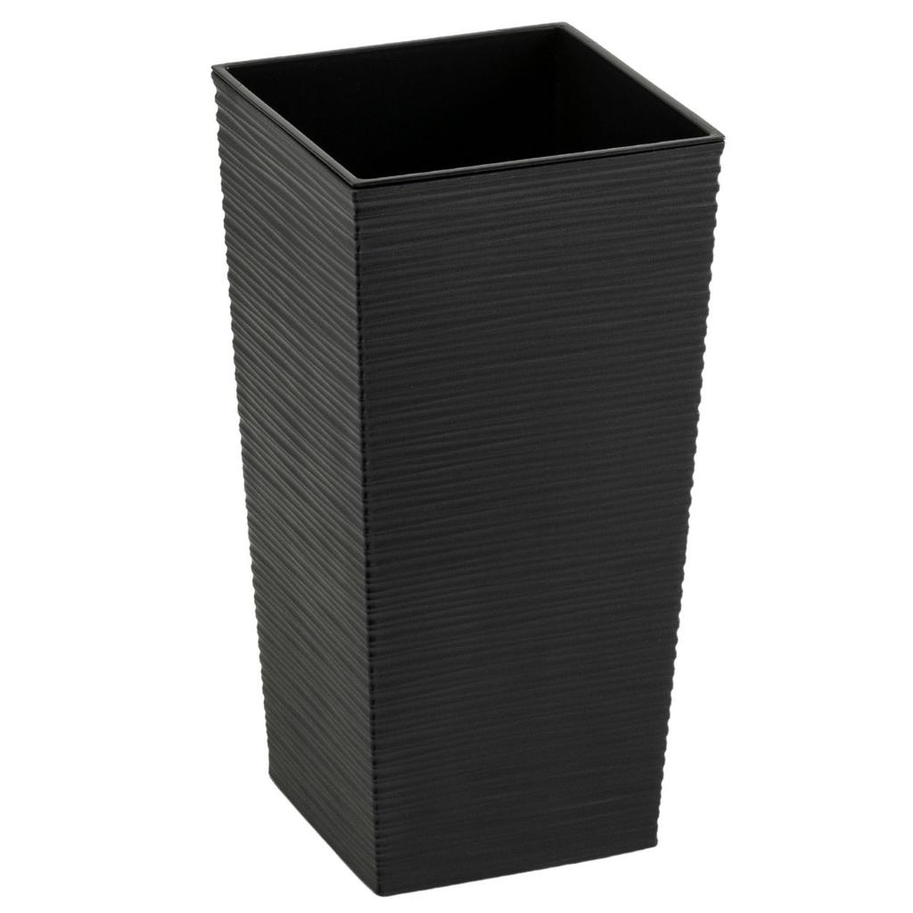 Donica Porto Riflo Czarna H36X19X19 Cm