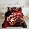 Cartoon Train Your Dragon Bedding Sets Exquisite Bed Supplies Set Toothless Duvet Cover Bed Comforter Set Bedding Birthday Gift
