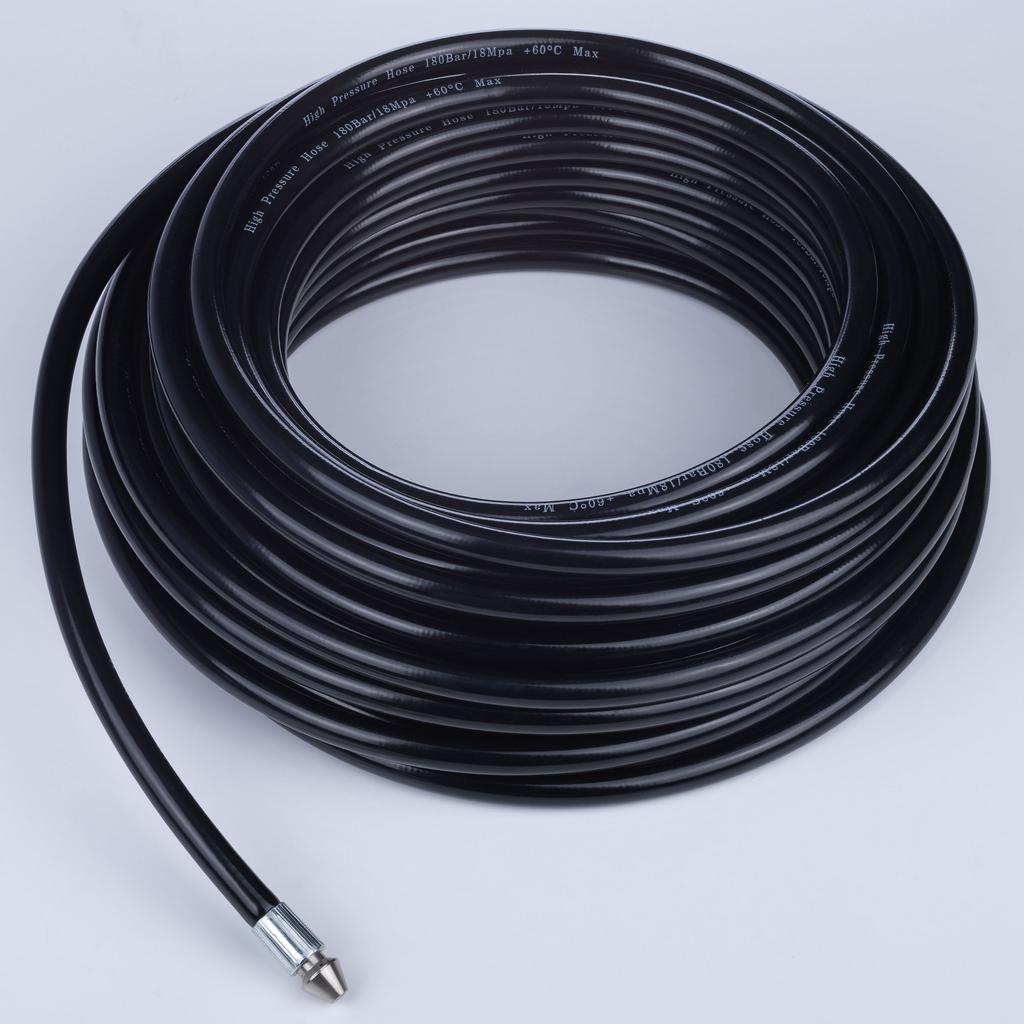 Rosfix Wąż do Czyszczenia Kanalizacji 30m – Gwint M22 | Ciśnienie 160 Bar | Taśma Teflonowa w Zestawie