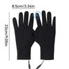 USB Elektrisch Beheizte Fahrradhandschuhe Winter Warm Herren Damen Rutschfest Touchscreen Fahrradhandschuhe Winddicht Motorrad Ski Handschuh