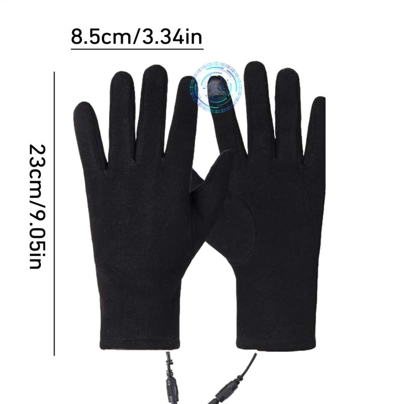 USB Elektrisch Beheizte Fahrradhandschuhe Winter Warm Herren Damen Rutschfest Touchscreen Fahrradhandschuhe Winddicht Motorrad Ski Handschuh