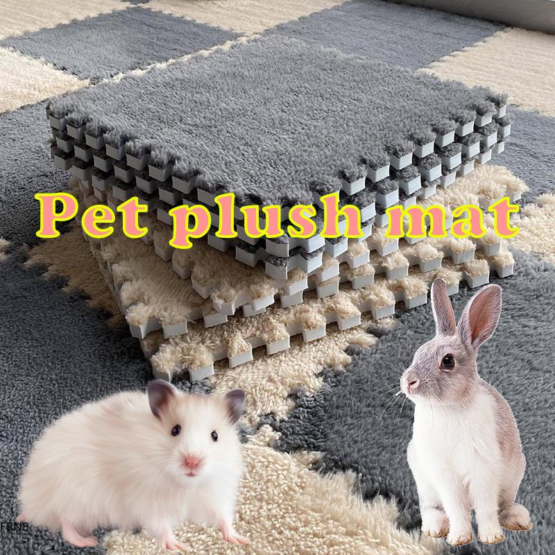 30*30cm 1-10Pcs Pet Warming Pad EVA Foam Guinea Pig Hamster Soft Sleeping Mat Rabbit Sleeping Mat Blanket Bed Pet Accessories