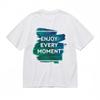 Men's Comfy Classic T-Shirt  Abstract Paint Splash Positive Slogan Cotton Tee