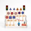 Casby Play Mini Wooden Traffic Light Set, Mixed Colors, 1 Set