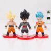21pcs/set 7cm Z Super Saiyan Goku Black Blue Hair Vegetto  PVC Action Figure Toy