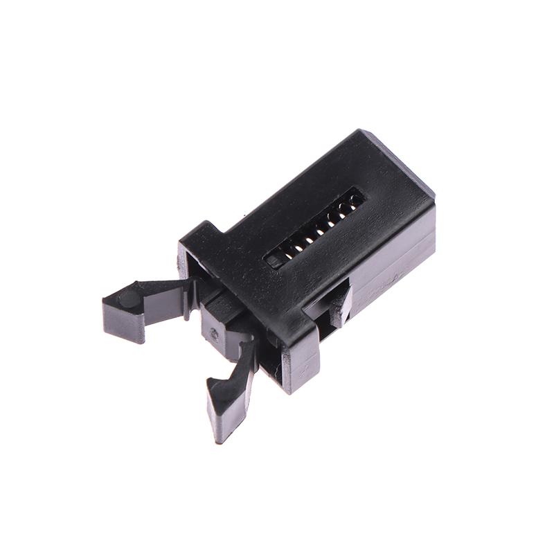 10 Stück Mülleimer-Kunststoffschloss, selbstsichernder Schalter, Ersatzverschluss, kompatibel mit Touch-Deckel, Mülleimer-Verriegelung, schwarz, weiß, Reparaturclip