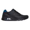 Mens Decorative Leather Air Cushioned Trainers