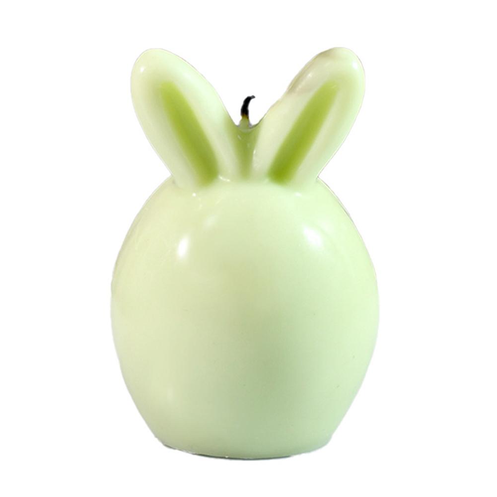 Easter Rabbit Casting Mould Silicone Bunny Aromatherapy Candle Mold DIY Rabbit Candle Making Mould for Party Decoration