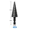 Step Drill Bit Electric Drill HSS Steel Heat Treated