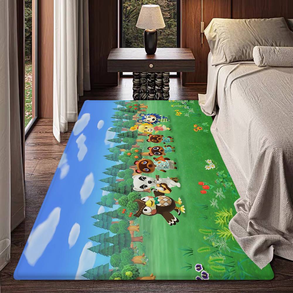 Animal C-Crossing Kitchen Mat Kids Room Bedroom Decoration Balcony Anti-Slip Doormat Living Room Alfombra