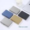 Portable RFID Blocking Stainless Steel Card Holder - Unisex, Minimalist Design