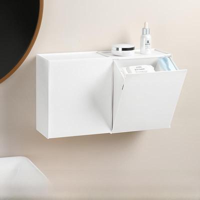 Boîte de rangement murale pour papier toilette, serviettes et serviettes hygiéniques