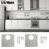 Stainless Steel Hinge Repair Plate Acccessories Cupboard Door Drawer