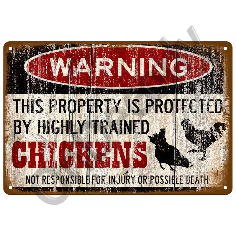 Retro výstražná plechová cedule Nebezpečí Vintage plechová cedule Plakát Kovová deska pro garáž Domácí muž Jeskyně Nástěnná výzdoba Umělecké hospody Plakát Pozor