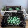 "Not All Monsters Bedding Set" Bedding Duvet Cover Set Duvet Cover Pillowcases (1 * Duvet Cover 2 * Pillowcases, without duvet insert)