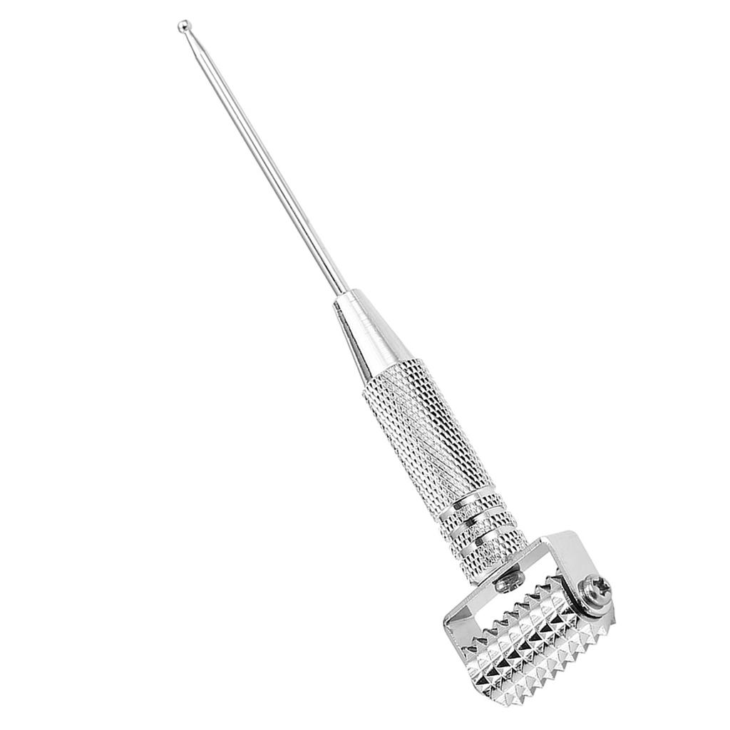 Acupuncture Points Detector Probe Facial Ear Acupoints Spring Needle Massage Roller (Gold)