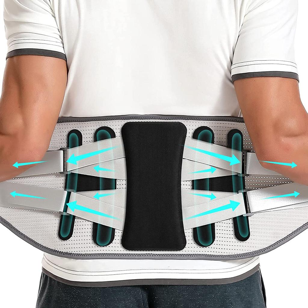 Lumbar Support Belt For Back Pain Relief Orthopedic Spine Decompression Brace Posture Corrector Herniated Disc Support