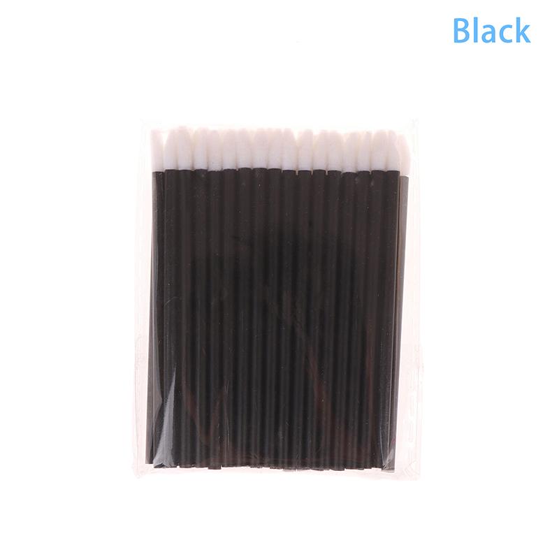 50Pcs Disposable Makeup Brush Kit Mascara Wand Spoolies Lipstick Lip Gloss Applicator For Eyebrow Eyelash Extension