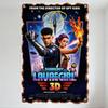 The Sharkboy and Lavagirl In 3D Metal Tin Sign Vintage Distressed Movie Poster for Home Decor Club Bar Cafe Man Cave