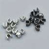 200pc Metal Zipper Stopper Set - Premium Aluminum Alloy, Easy Install, Ideal for Jackets, Bags, Footwear Repair