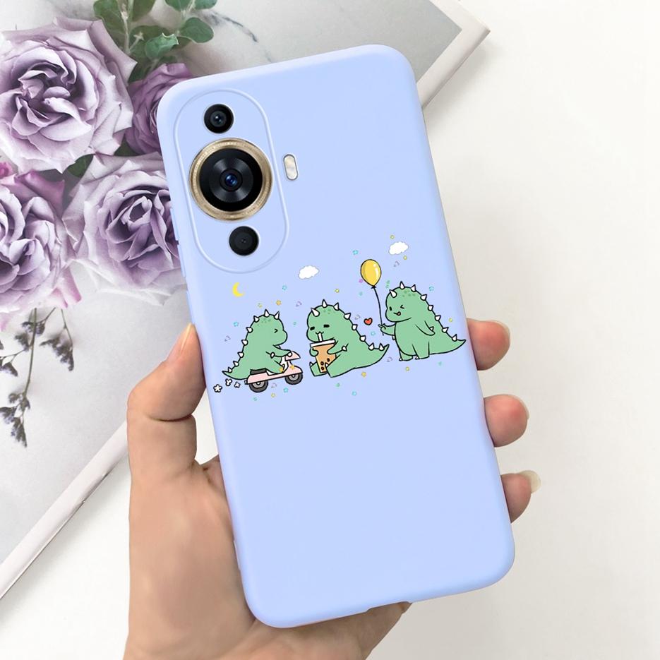 For Huawei Nova 11 Pro Case Nova 11i Cute Candy Painted Cover Soft Silicone Phone Case For Huawei Nova 11 Pro Nova11 Ultra Shell