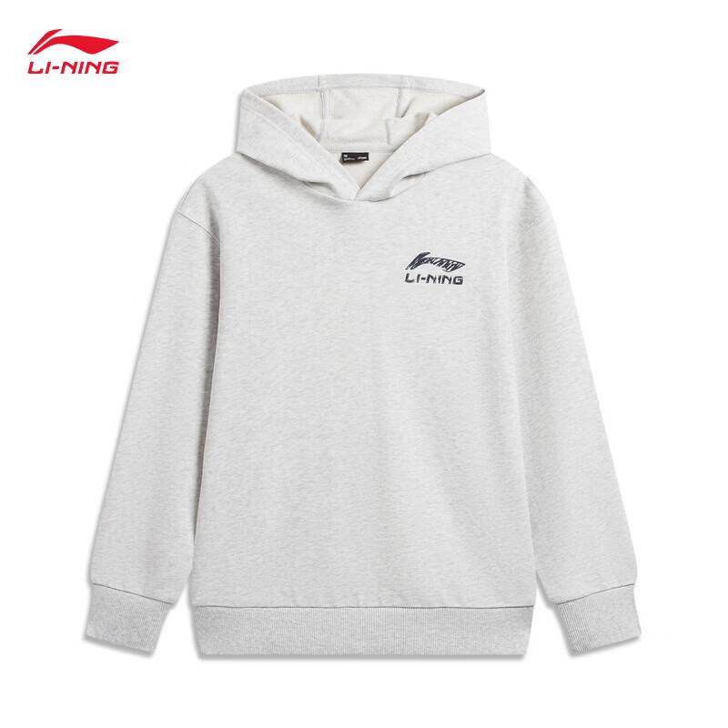 LI-NING Kids  Unisex Pullover Hooded Sweatshirt 120