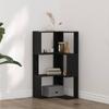 Bookshelf Black Oak Effect 50 x 50 x 102 cm