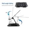Rotatable Metal Phone & Tablet Stand: Foldable, Universal Design with Hollow Heat Dissipation for Home or Office.