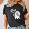 Funny Halloween Ghost T-Shirt, Thumbs Down Spooky Tee