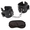 YFFSFDC Restraints SM Goods Eye Mask Black Restraints Handcuffs Restraints Adult Handcuffs Blindfold Adult Toys SM Cosplay Restraint Bracelet