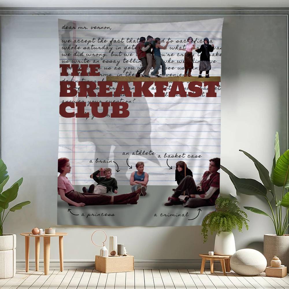 The Breakfast Club Anime Arazzo Arte Fantascienza Stanza Arredamento Casa Arte da Parete Decorazione
