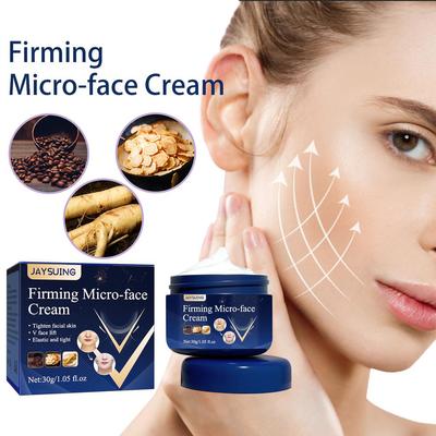 Straffende Facelift-Schlankheitscreme, V-förmige Schlankheitsentfernung, Masseter-Muskel, Doppelkinn, Gesichtsfettverbrennung, Anti-Aging-Produkte, 30 g