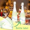 10 Pcs Theme Party Beverage Water Bottle Stickers Self-adhesive Party Decoration Stickers