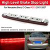 For Mercedes Benz C-Class W203 Saloon 2001-2007 2038201456 Red LED Rear Third Level Brake Stop Tail Light High Mount Signal Lamp