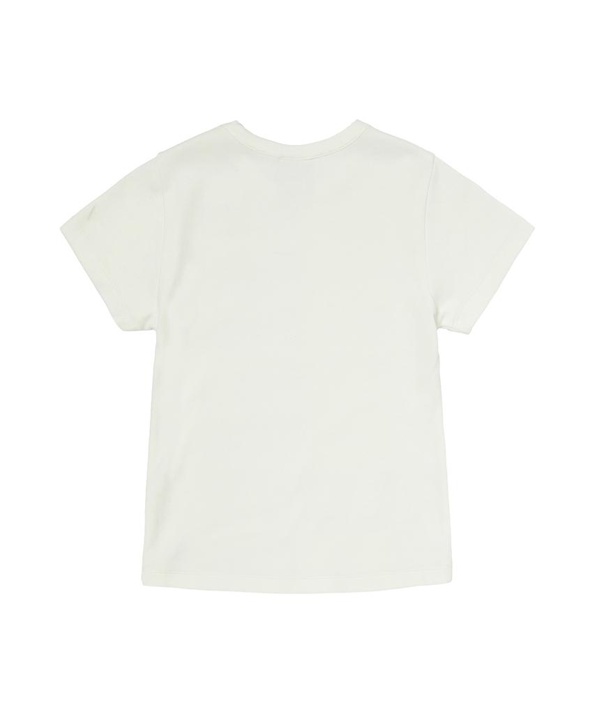 Garter Gallery Love Typo Crop T-Shirts_White