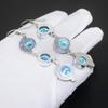 Swiss Blue Topaz Gemstone Handmade 925 Sterling Silver Earring Swiss Blue Topaz Earring For Women Jewelry For Gifts Handcrafted Jewelry Earring