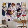 New KON Anime Cartoon Hanging Tapestry Bohemian Mandala Wall Art Home Party Decorative Japan Game Photo Background Cloth