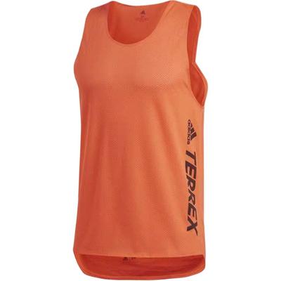 Letter Moisture Wicking Comfortable Vest Men Tops Orange FI4635